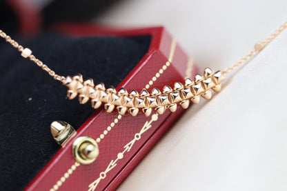 [Olivia JW]CLASH PINK GOLD NECKLACE