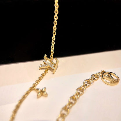 [Olivia JW]LOGO STAR MOTIF GOLD BRACELET