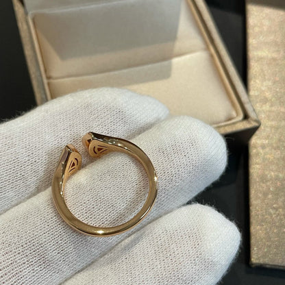 [OLIVIA]DREAM MOP DIAMOND OPEN RING