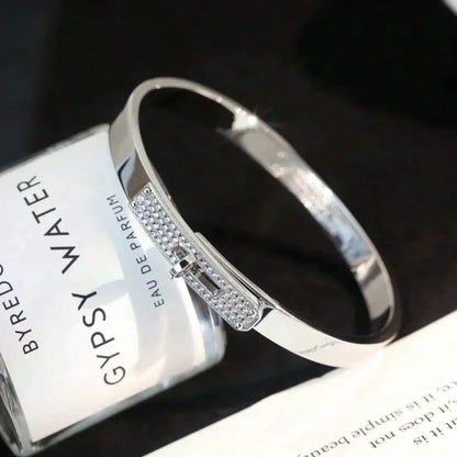 [Everoly JW]KELLY SILVER DIAMOND BRACELET