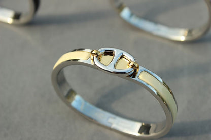 [Olivia JW]CLIC CHAINE SILVER BRACELET