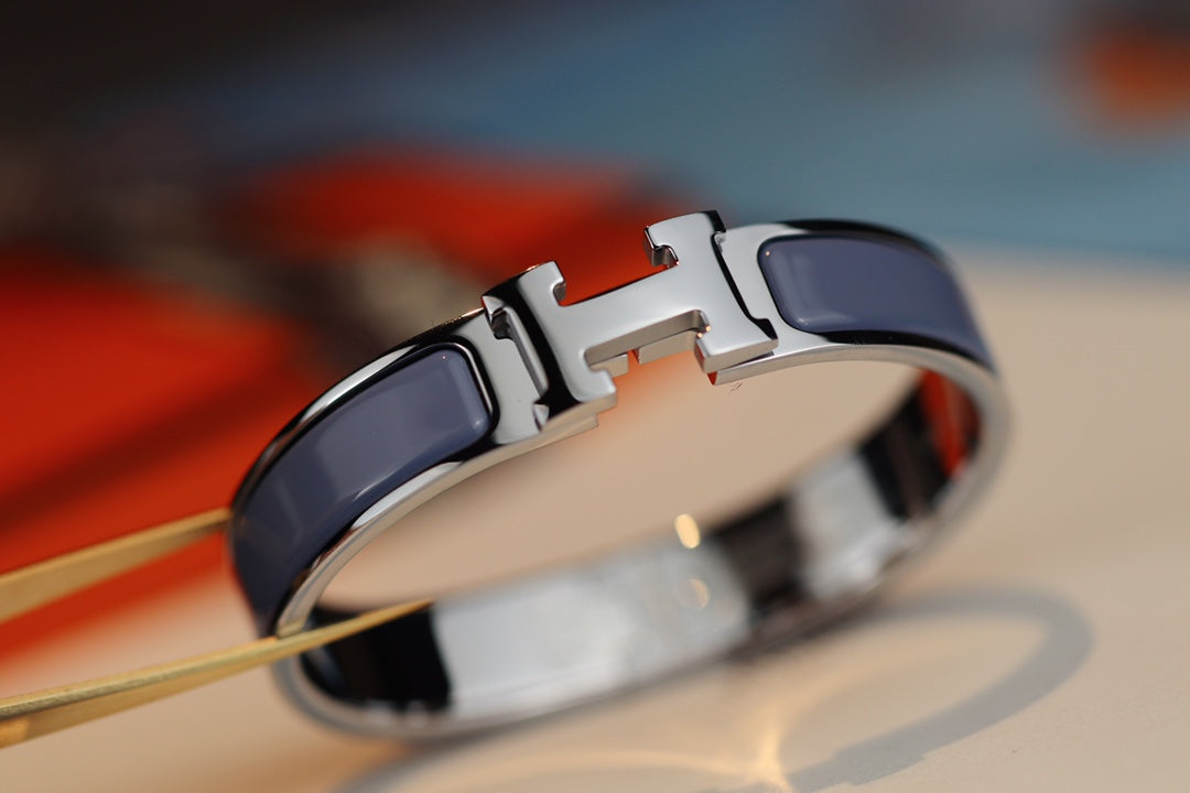 [エバロリー JW]H ブレスレット 12mm ブルーグレー