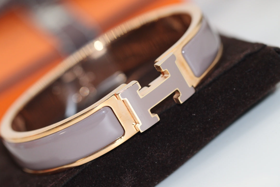 [エバリー JW]H ブレスレット 12mm ブラウン