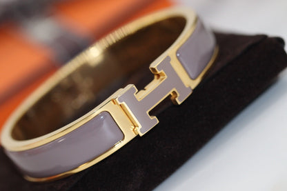 [エバリー JW]H ブレスレット 12mm ブラウン