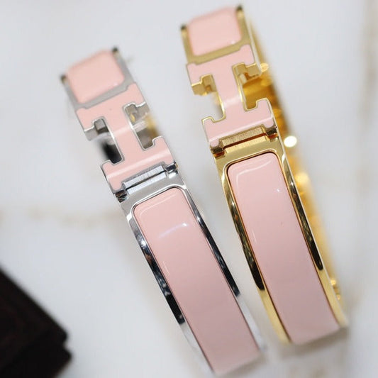 [エバロリー JW]H ブレスレット 12mm ピンク
