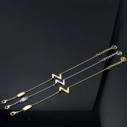 [Olivia JW]VOLT LV LOGO BRACELET
