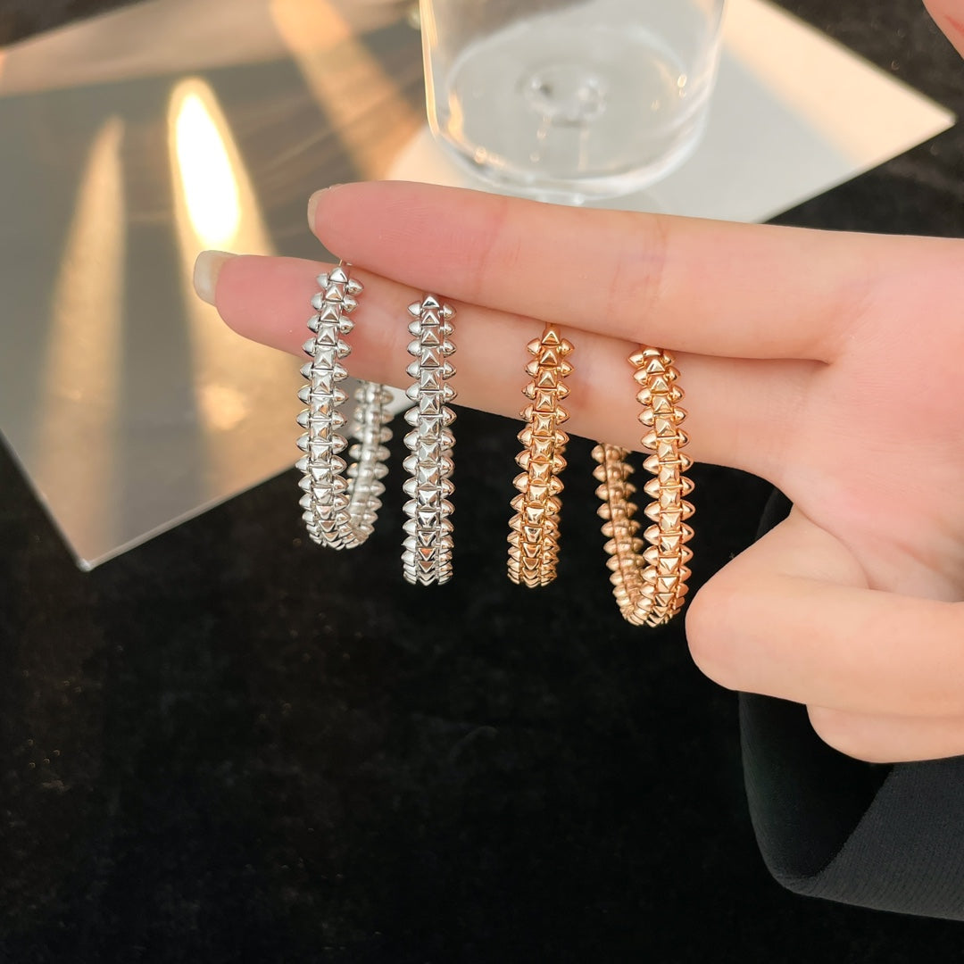 [Everoly JW]CLASH HOOP EARRINGS