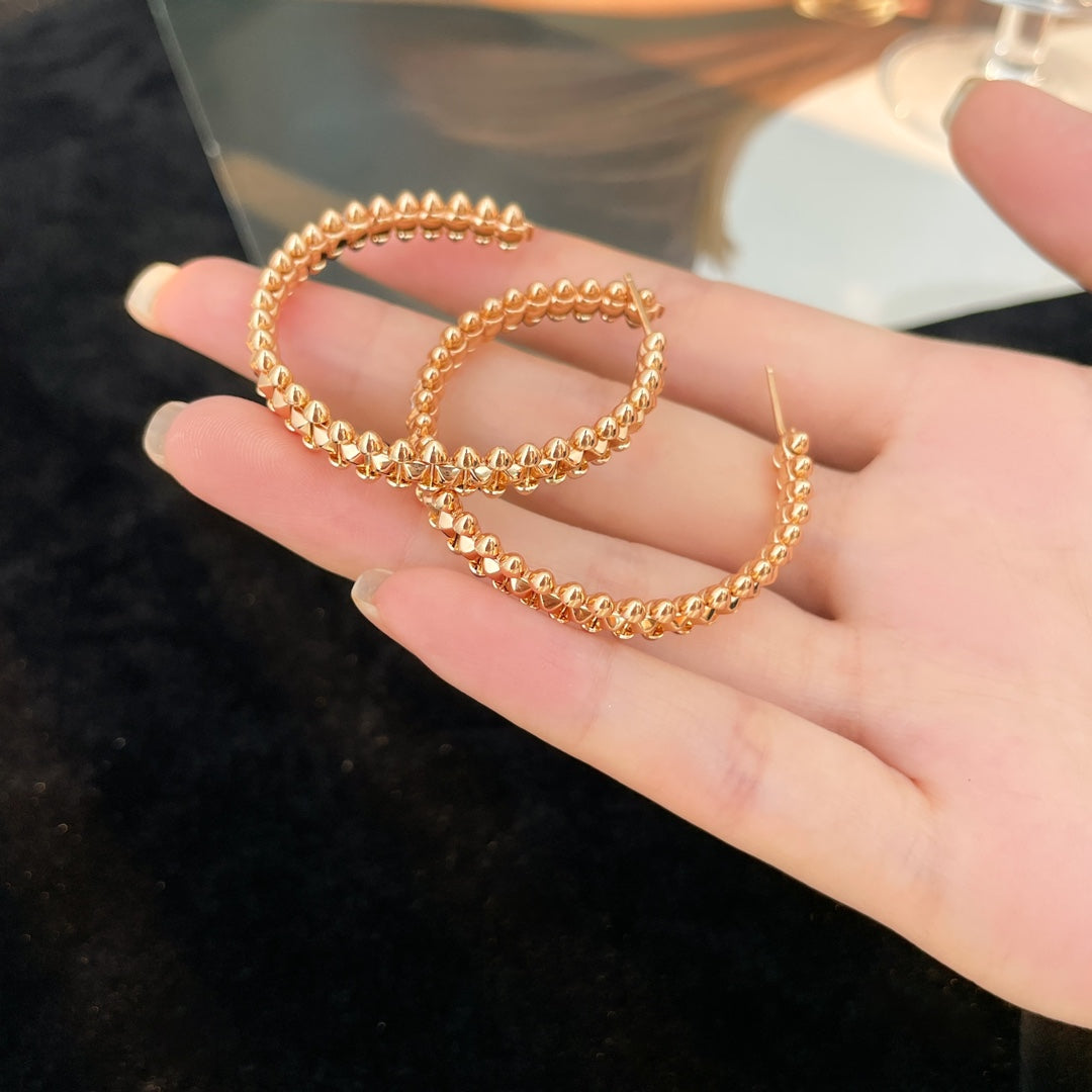 [Everoly JW]CLASH HOOP EARRINGS