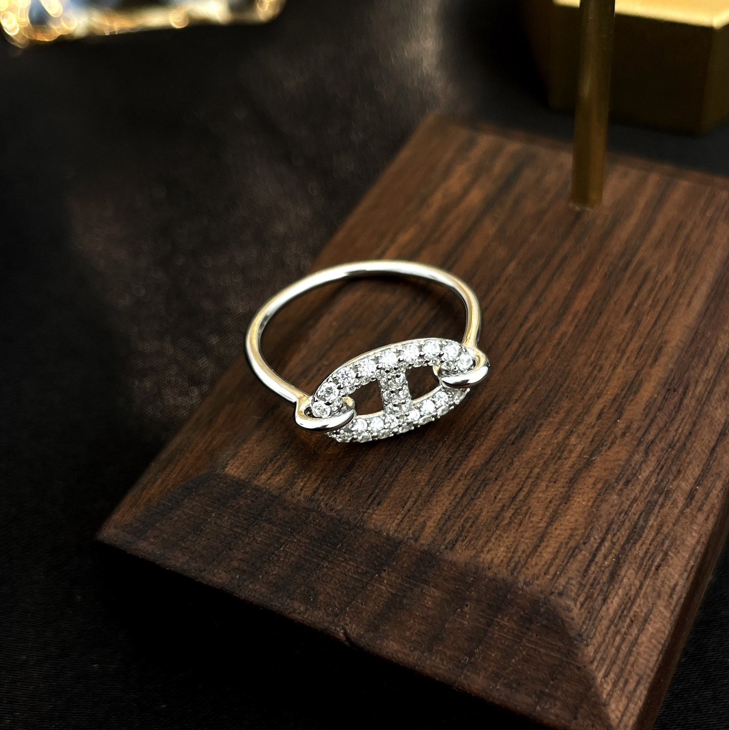 [Everoly JW]RONDE SMALL SILVER DIAMOND RING