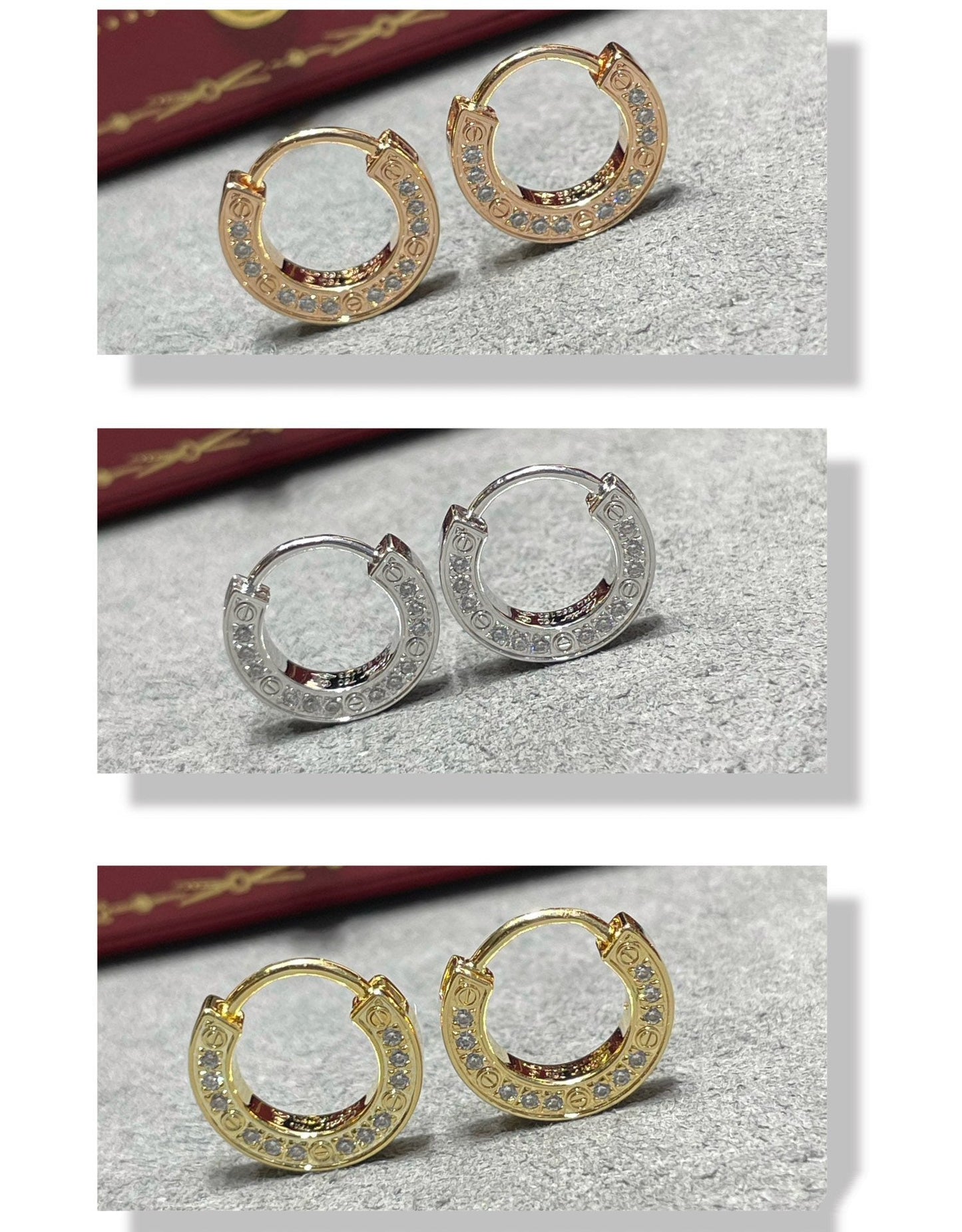 [Everoly JW]LIEBE DIAMANT OHRRINGE