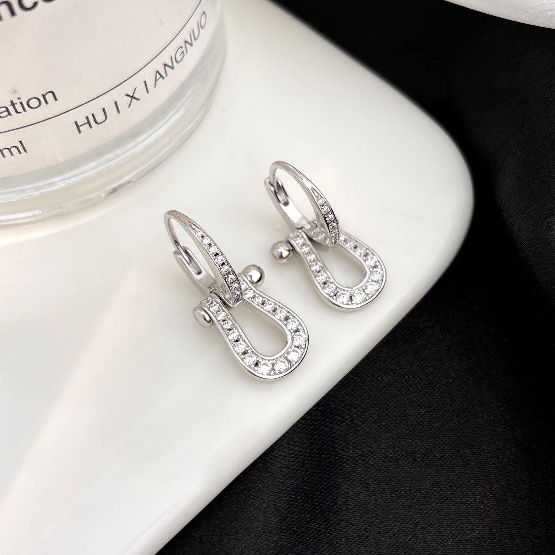 [Everoly JW]FORCE 10 VOLLMUNDIGE DIAMANT-OHRRINGE MITTLERE MODELL