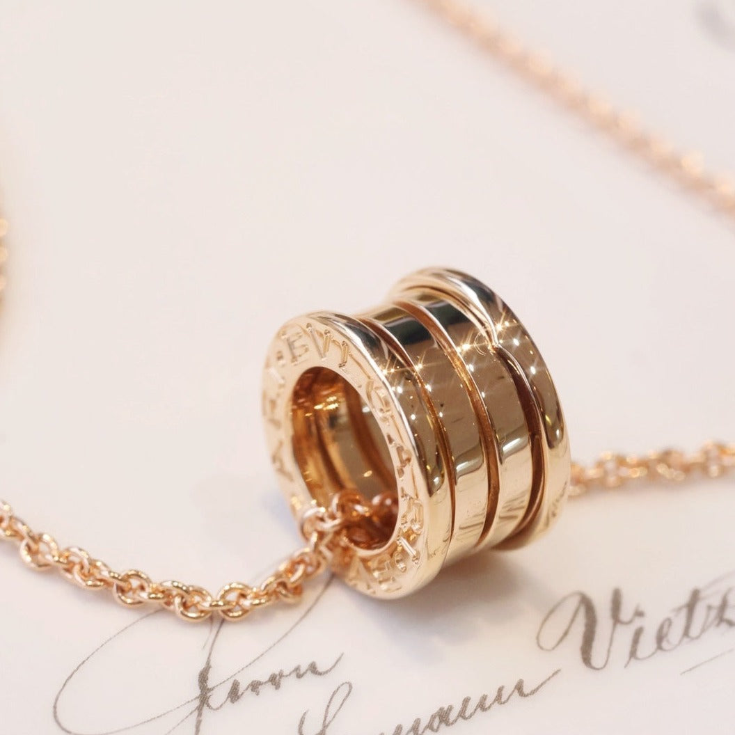 [OLIVIA]ZERO 1 PINK GOLD NECKLACE