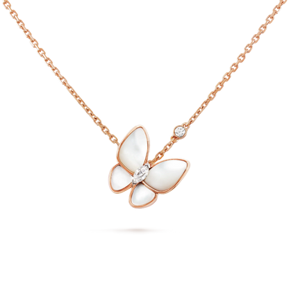 [Olivia JW]BUTTERFLY MOP DIAMOND NECKLACE