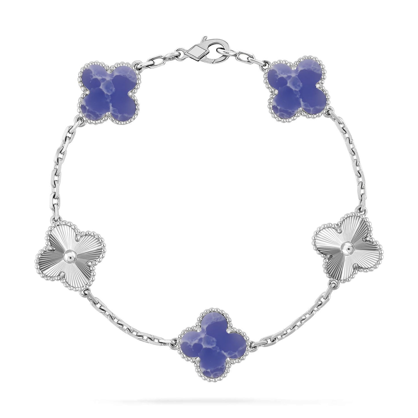 [Everoly JW] CLOVER 5 MOTIF BLUE VEINS BRACELET COLLECTION