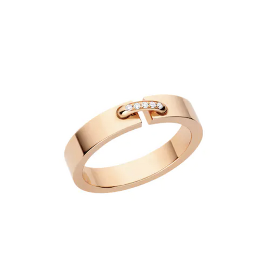 [Everoly JW]ALLIANCE LIENS VIDENCE DIAMANT 4MM RING