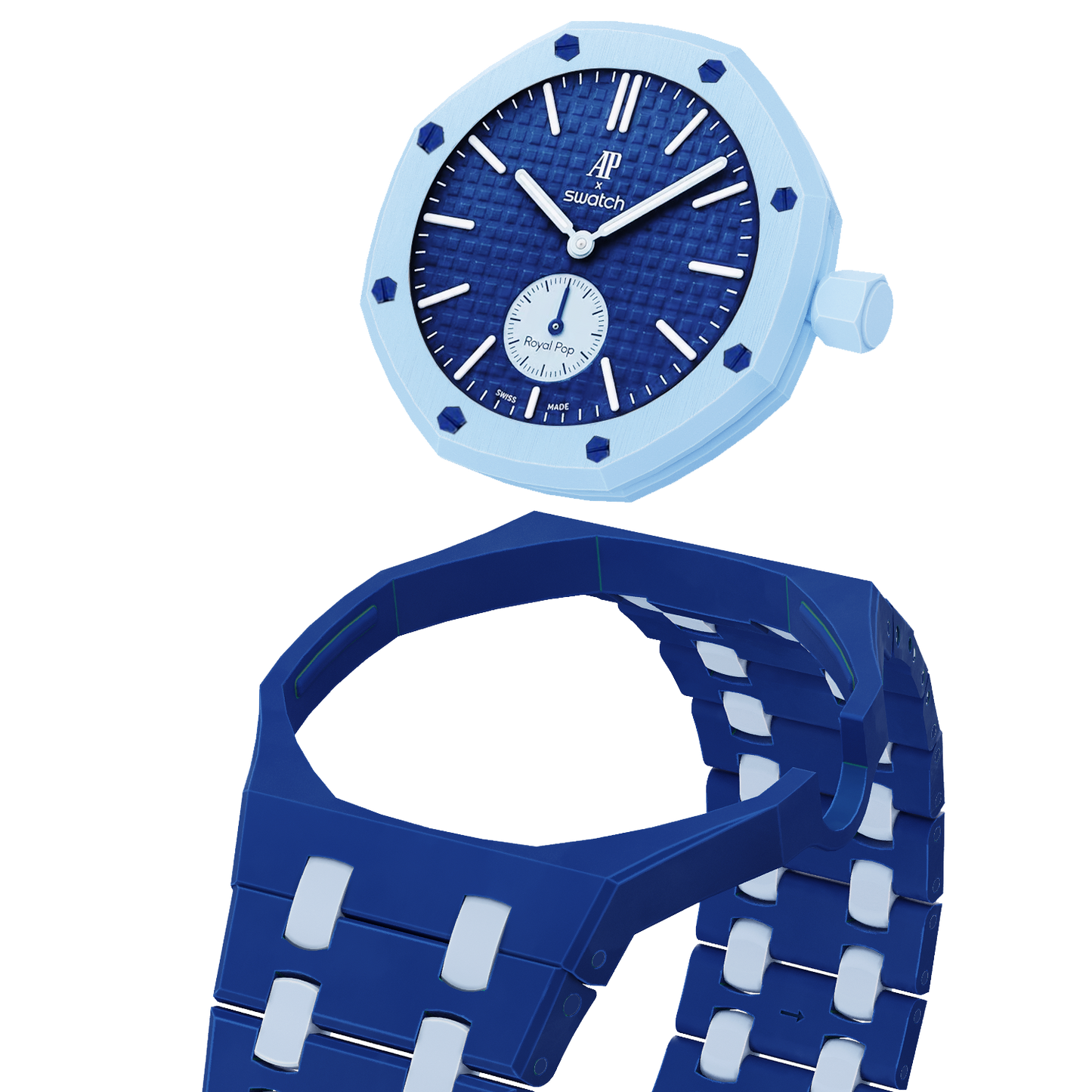 Royal Oak Pop Exclusive Bioceramic Case & Bioceramic Strap Mix Color