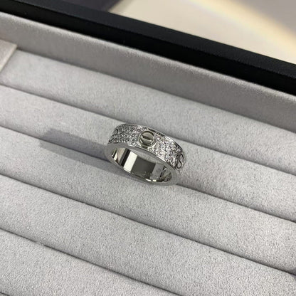 [Olivia JW]LOVE RING 5.5MM DIAMONDS PAVED