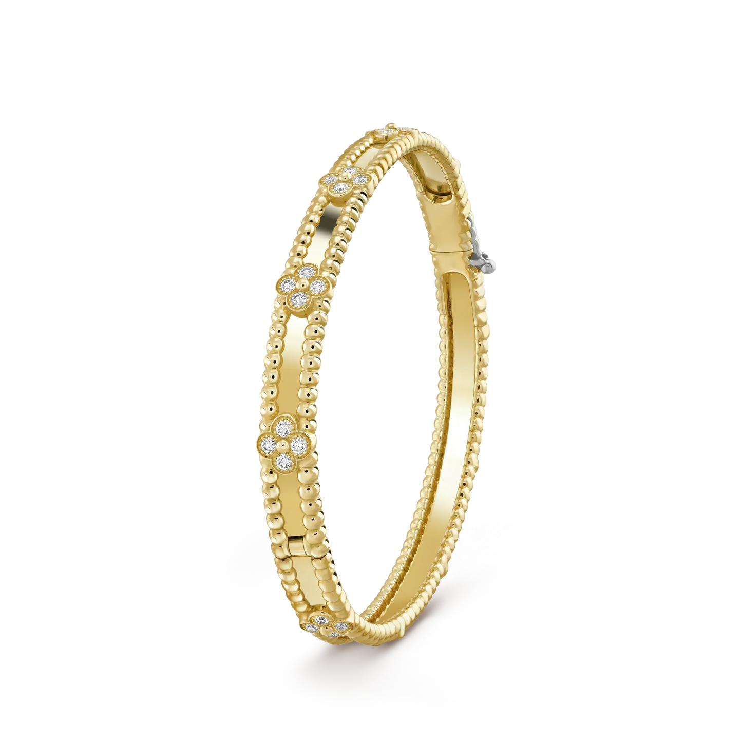 [Olivia JW]CLOVER BRACELET 4MM DIAMONDS