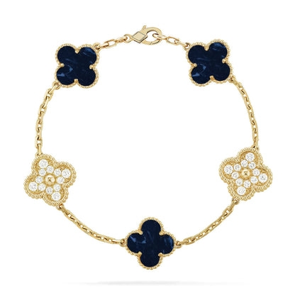 [Everoly JW] CLOVER 5 MOTIF PIETERSITE BRACELET COLLECTION