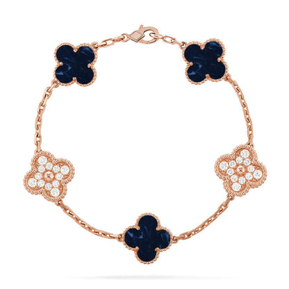 [Everoly JW] CLOVER 5 MOTIF PIETERSITE BRACELET COLLECTION