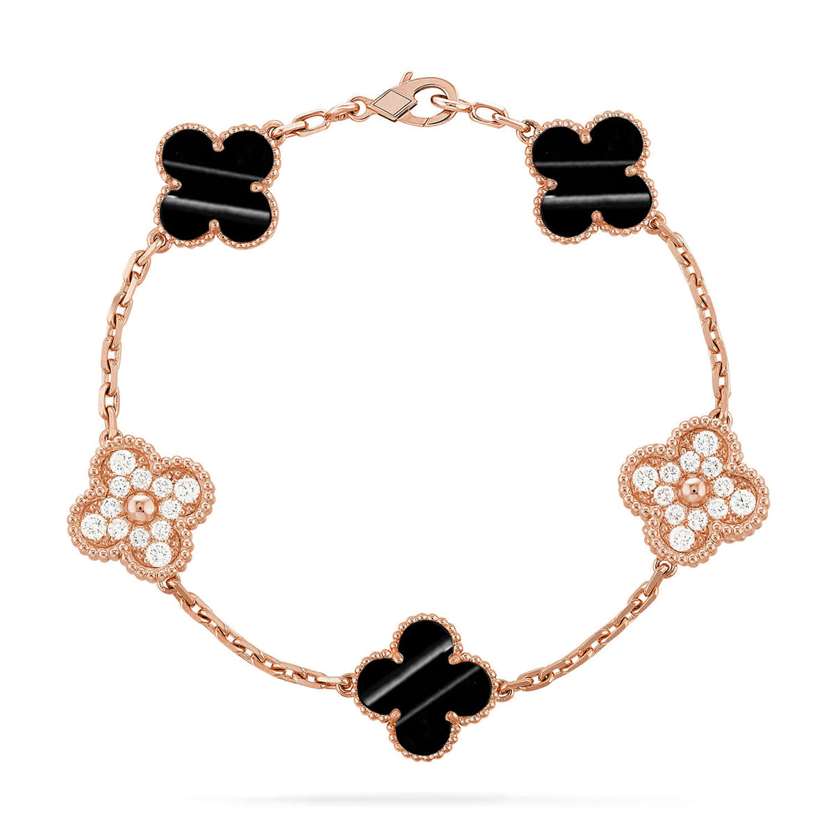 [Everoly JW]  CLOVER 5 MOTIF PULSAR STONE BRACELET COLLECTION
