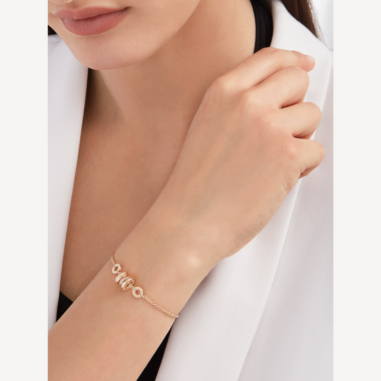 [OLIVIA]ZERO 1 SOFT PINK GOLD BRACELET