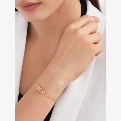 [OLIVIA]ZERO 1 SOFT PINK GOLD BRACELET