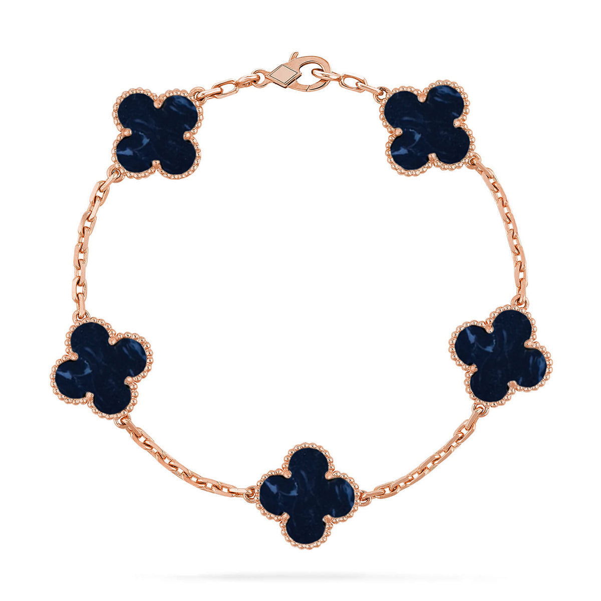 [Everoly JW] CLOVER 5 MOTIF PIETERSITE BRACELET COLLECTION