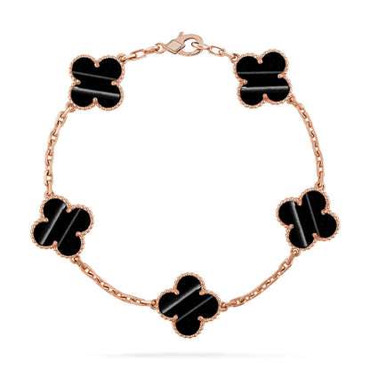 [Everoly JW]  CLOVER 5 MOTIF PULSAR STONE BRACELET COLLECTION