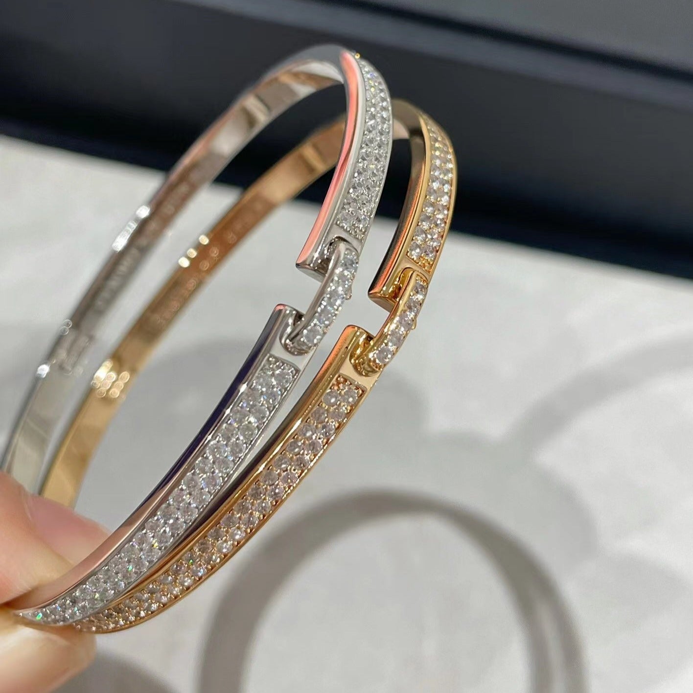 [Everoly JW]LIENS VIDENCE DIAMANT-ARMBAND