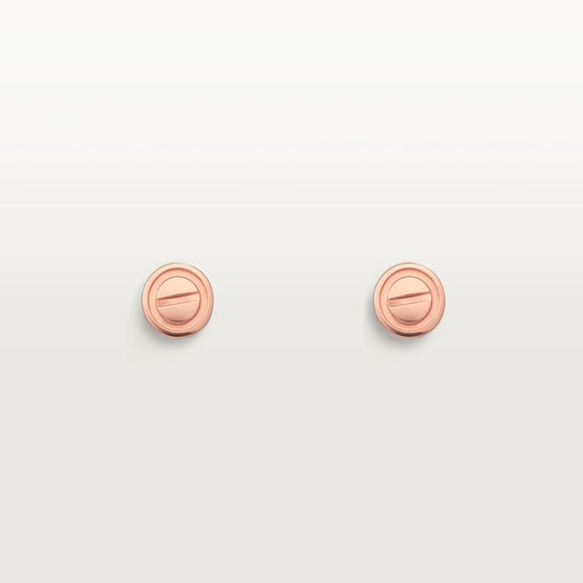 [Olivia JW]LOVE EARRINGS PINK GOLD 10MM
