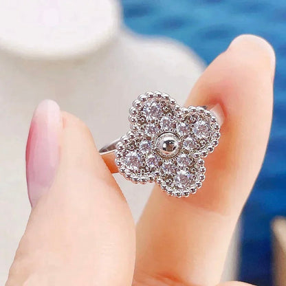 [Olivia JW]CLOVER DIAMOND RING