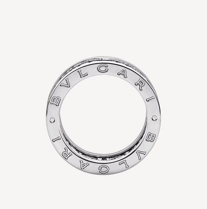 [OLIVIA]ZERO 1 WITH PAVED DIAMONDS ON THE SPIRAL RING