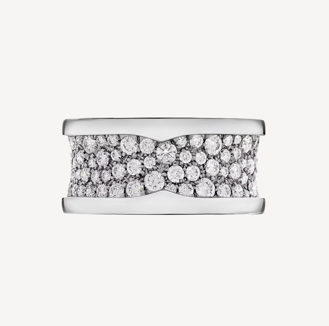 [OLIVIA]ZERO 1 WITH PAVED DIAMONDS ON THE SPIRAL RING