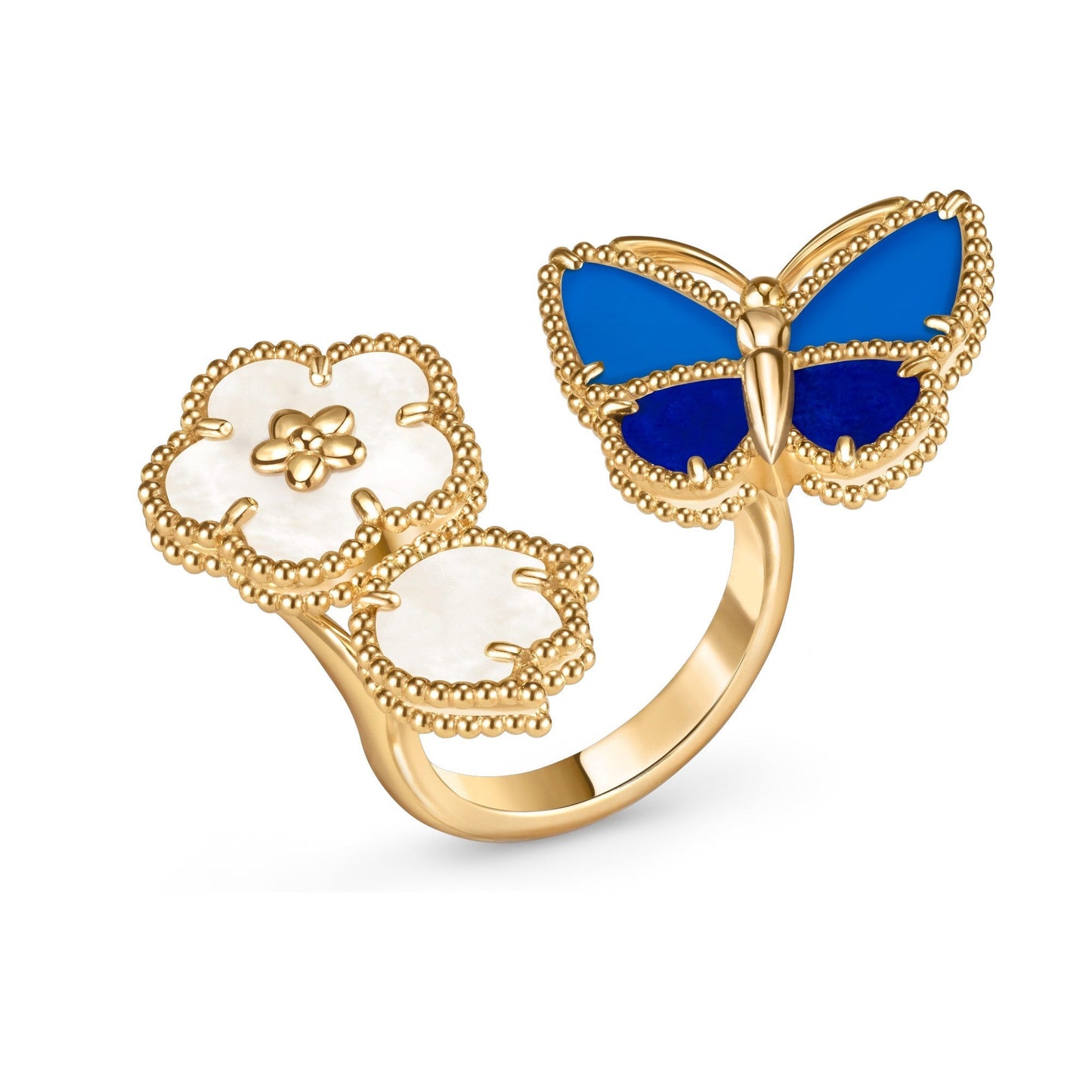 [Olivia Jewelry]LUCKY SPRING BUTTERFLY OPEN-FACE RINGS