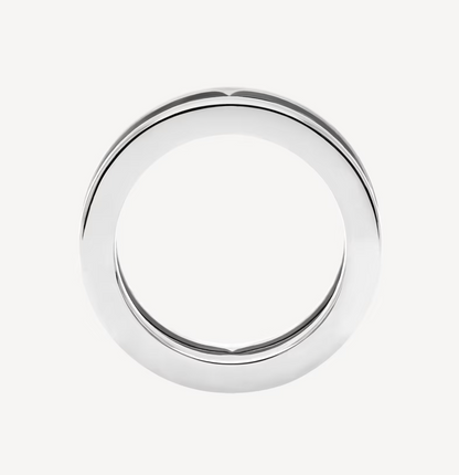 [OLIVIA]ZERO 1 ONE-BAND WITH OPENWORK LOGO SPIRAL RING