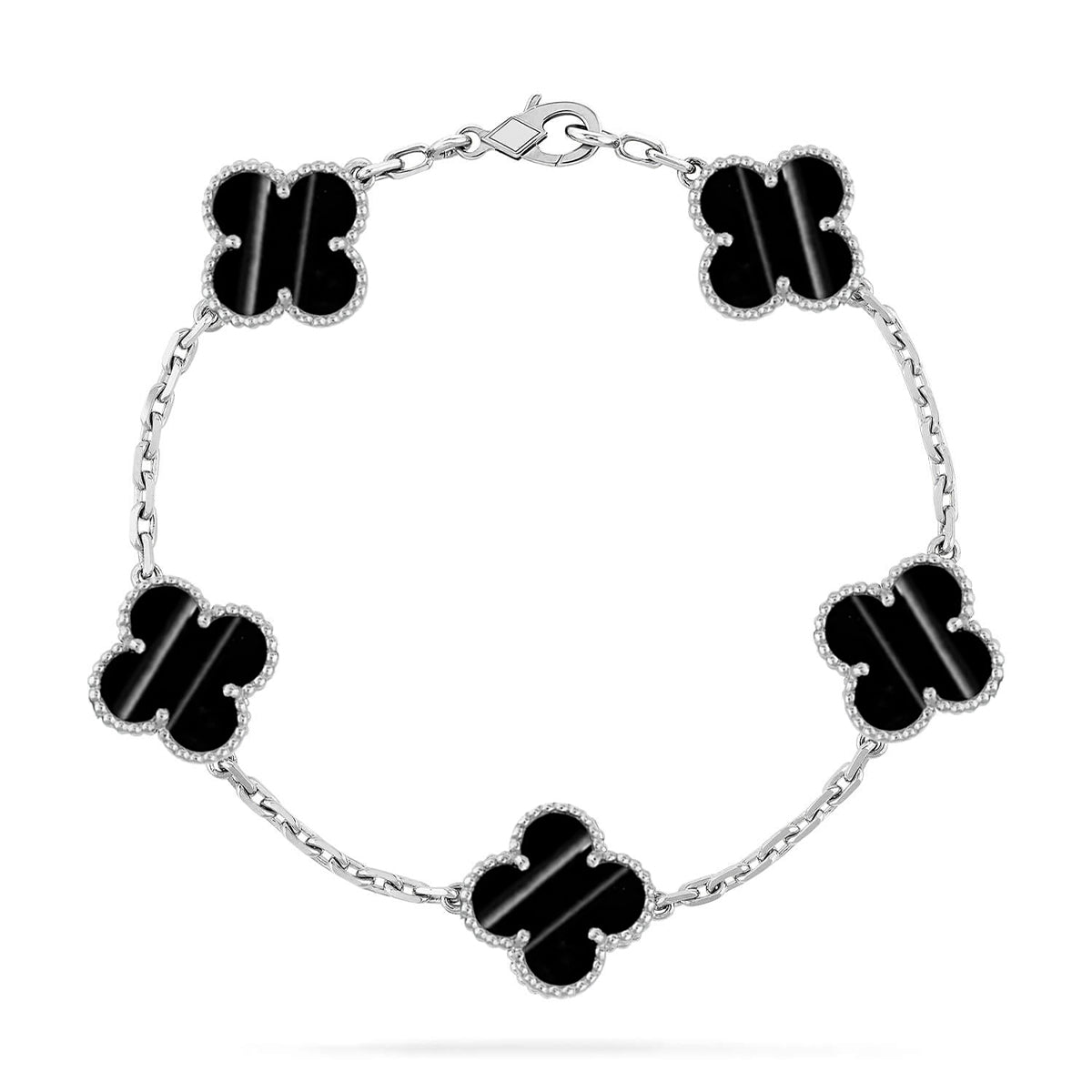 [Everoly JW]  CLOVER 5 MOTIF PULSAR STONE BRACELET COLLECTION