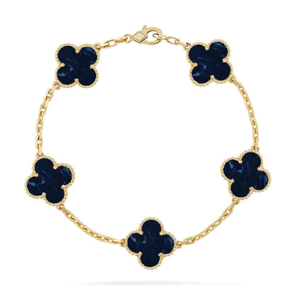 [Everoly JW] CLOVER 5 MOTIF PIETERSITE BRACELET COLLECTION