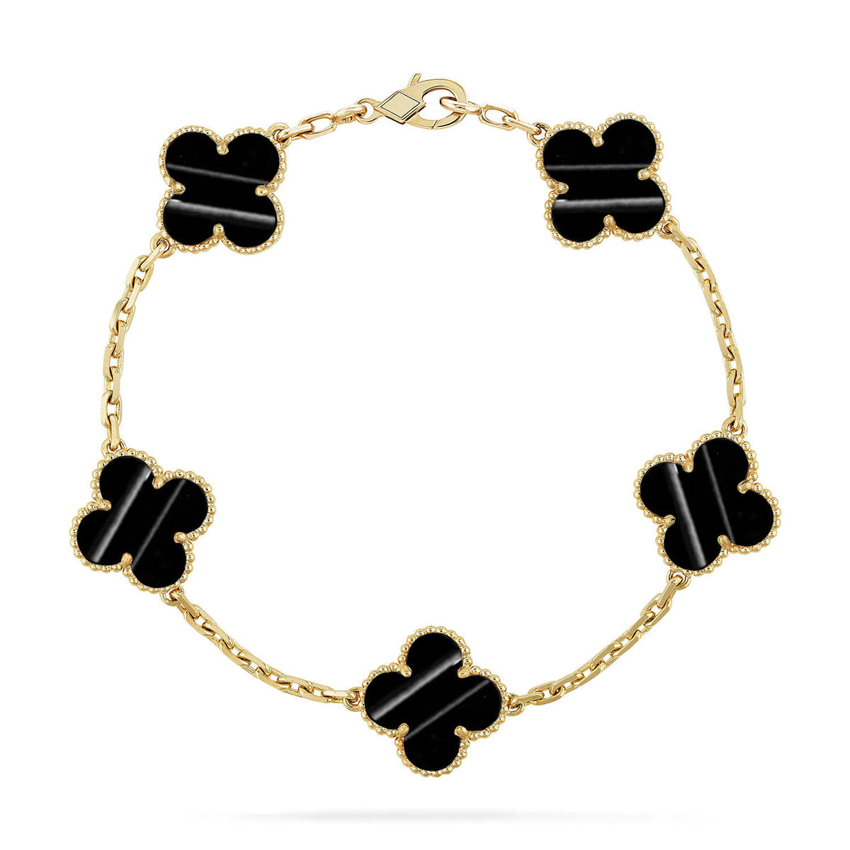 [Everoly JW]  CLOVER 5 MOTIF PULSAR STONE BRACELET COLLECTION