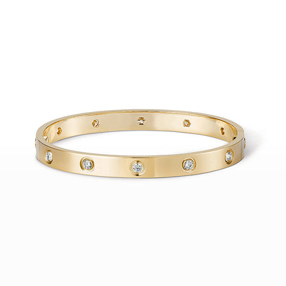 [Everoly JW] LIEBESARMBAND 6,1 MM 10 DIAMANTEN