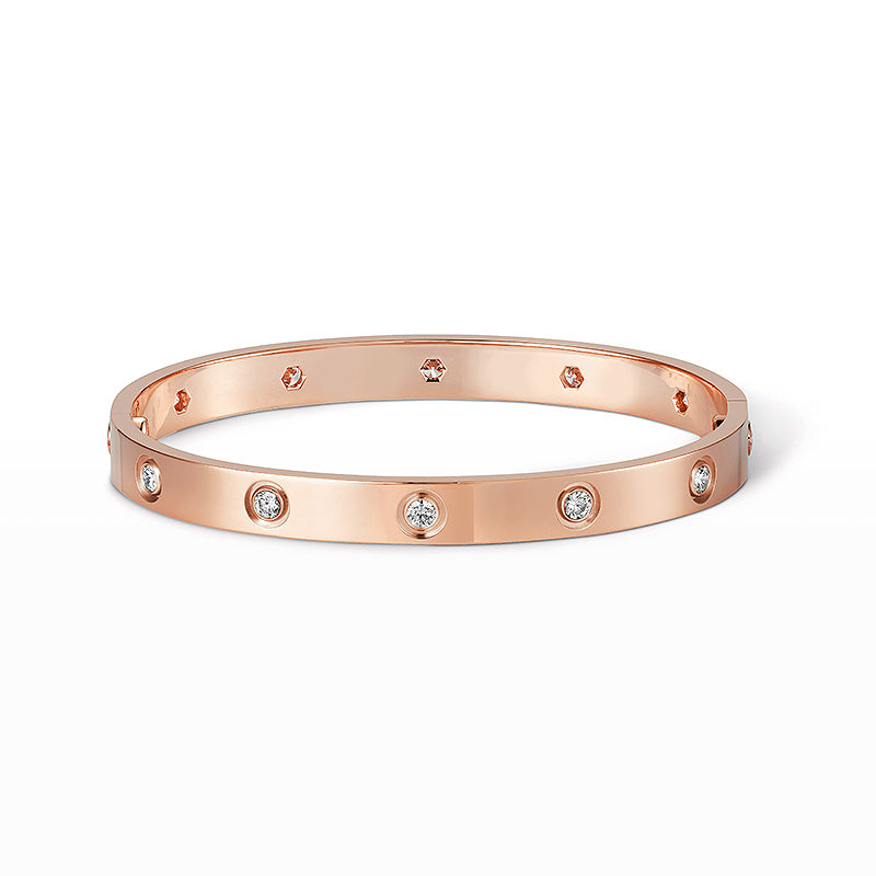[Everoly JW] LIEBESARMBAND 6,1 MM 10 DIAMANTEN