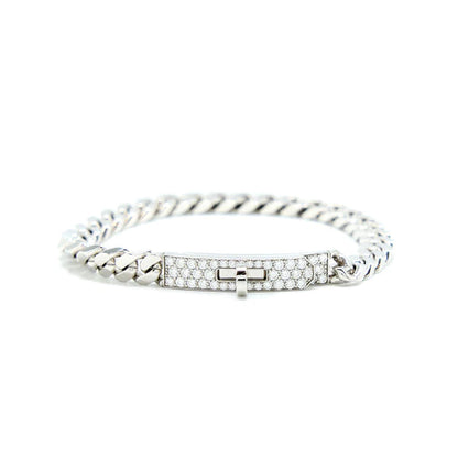 [Everoly JW]KELLY CHAIN ​​SILBER DIAMANTARMBAND