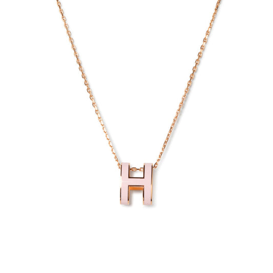 [Olivia JW]POP H PEDANT PINK GOLD