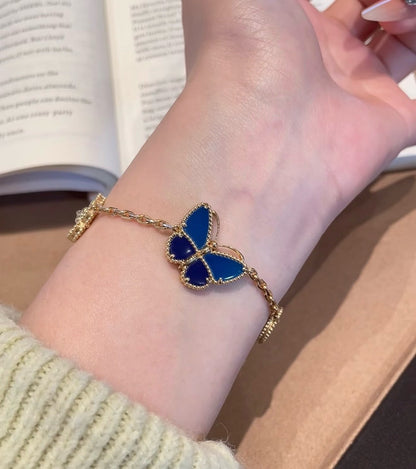 [Olivia Jewelry]LUCKY SPRING BUTTERFLY 5 MOTIF BRACELET