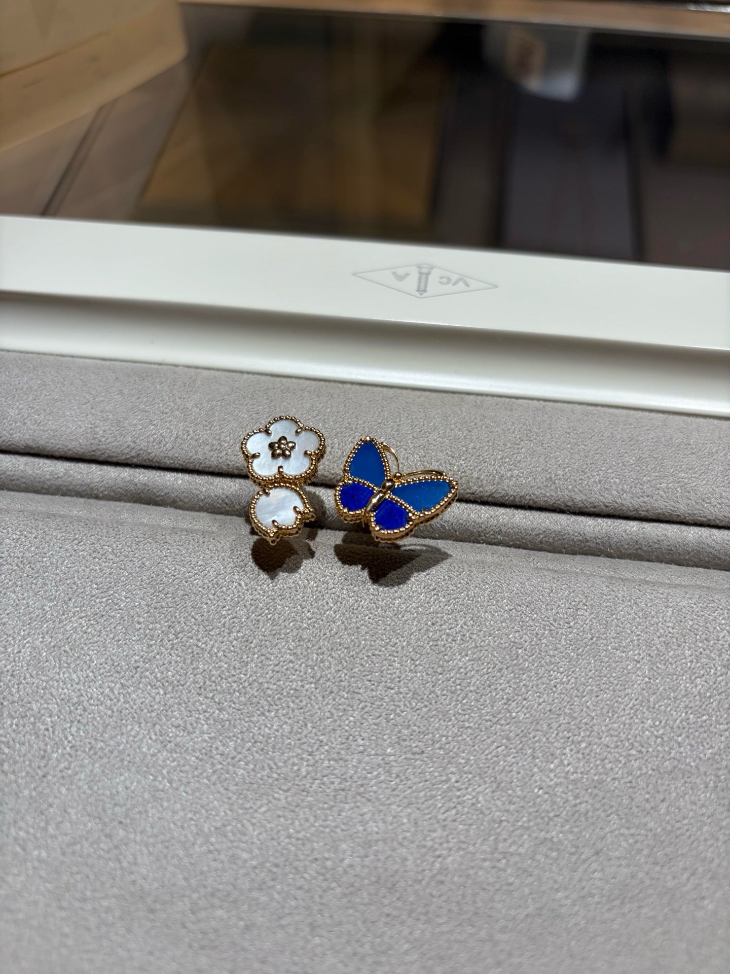[Olivia Jewelry]LUCKY SPRING BUTTERFLY OPEN-FACE RINGS