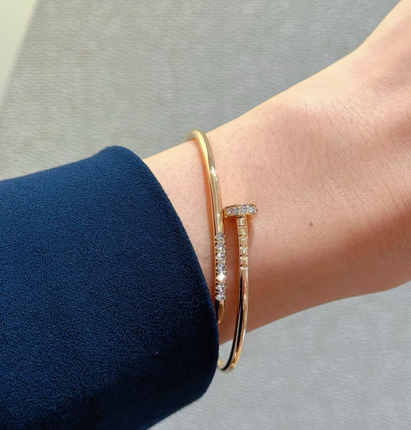 [Olivia Jewelry]JUSTE BRACELET 2.5MM DIAMONDS NEW