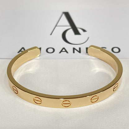 [Olivia JW]LOVE BRACELET 6.1MM OPEN CUFF