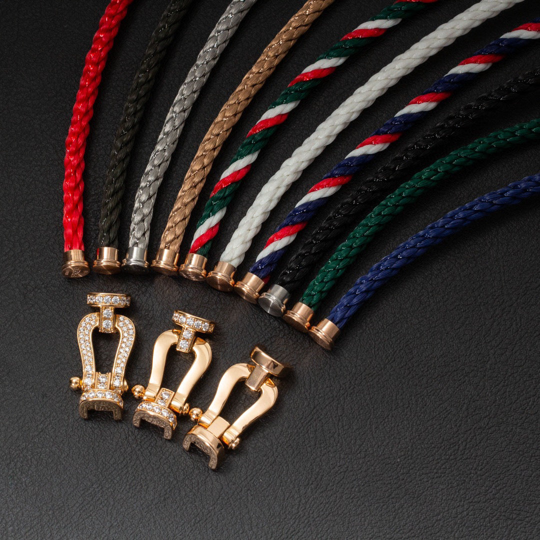 [Olivia JW]FORCE LARGE HORSESHOE NO DIAMOND BRACELET GOLD