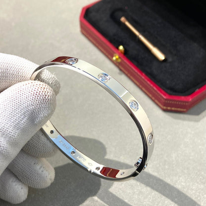 [Everoly JW] LIEBESARMBAND 6,1 MM 10 DIAMANTEN