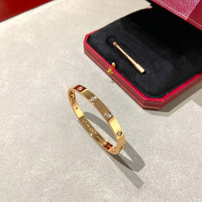 [Everoly JW] LIEBESARMBAND 6,1 MM 10 DIAMANTEN